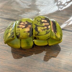 Green and Brown Nut Bracelet